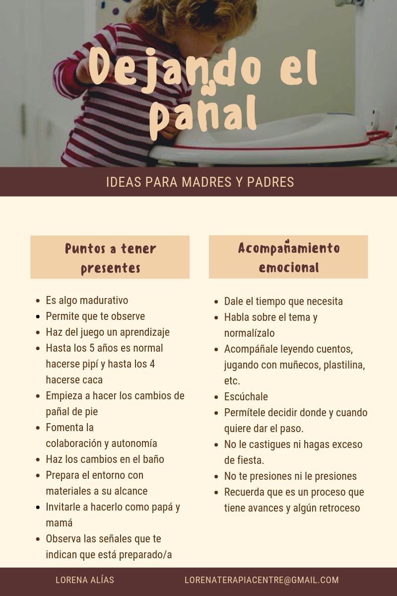 Dejando el pañal